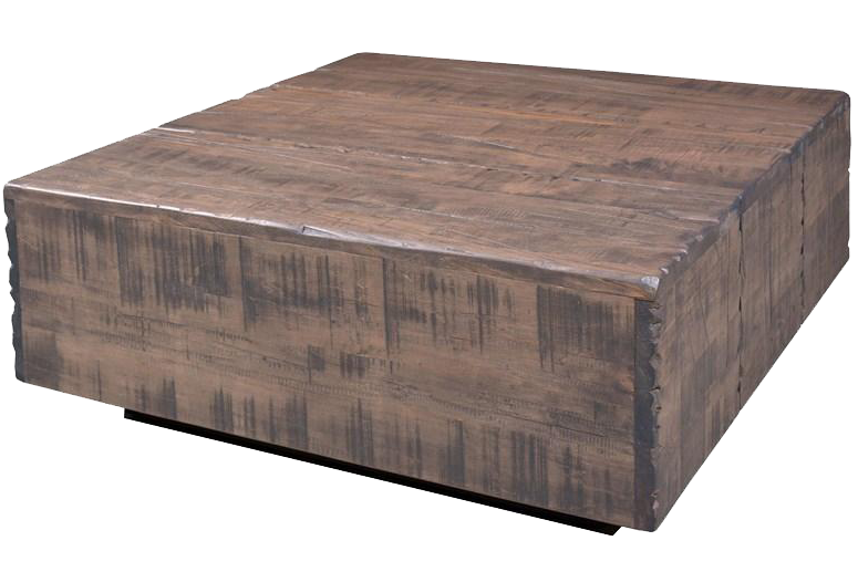 Faux Beam Coffee Table