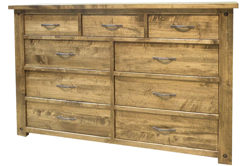 Red River 9 Drawer Dresser