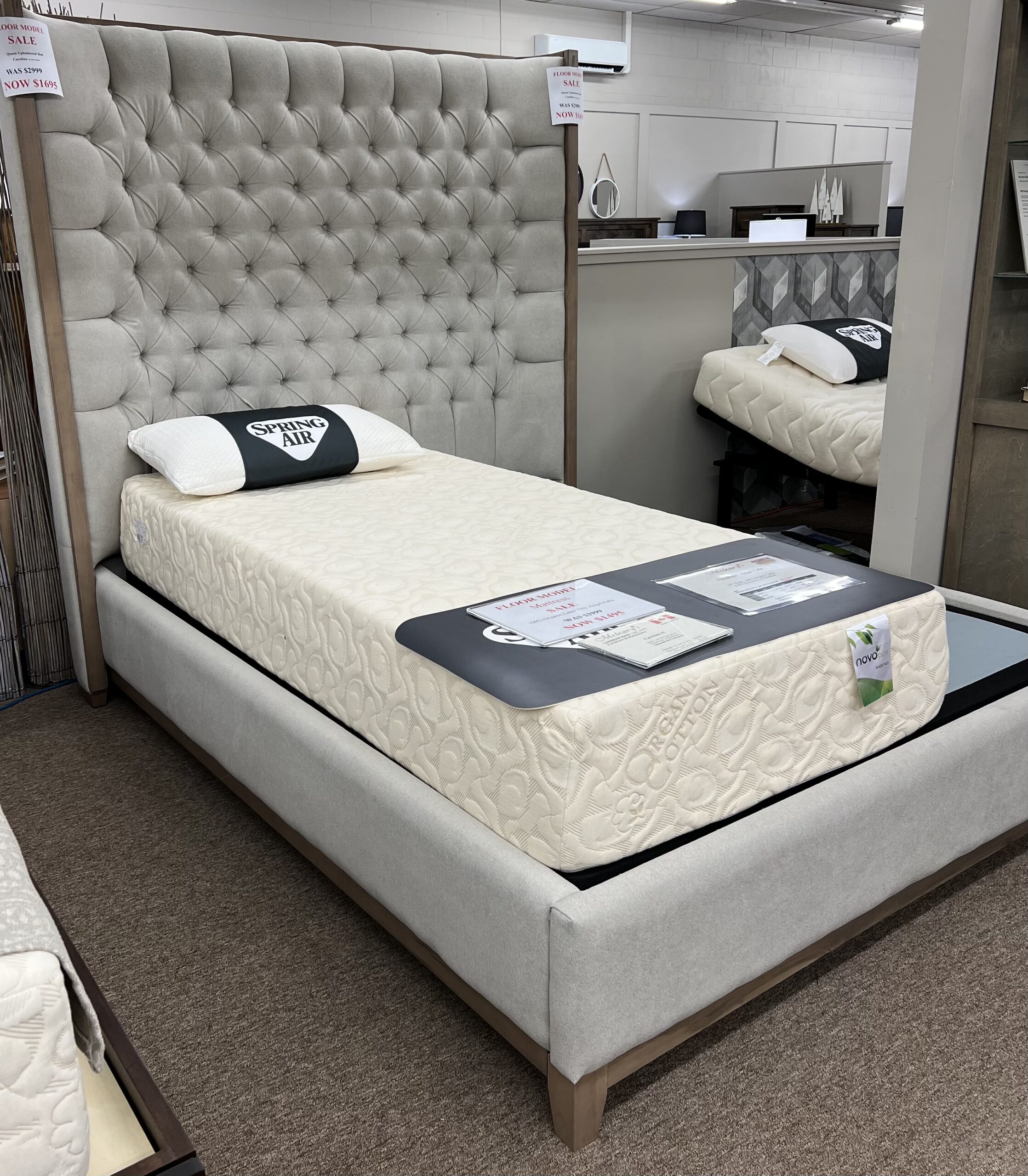 Carolina Queen bed- new reduced price