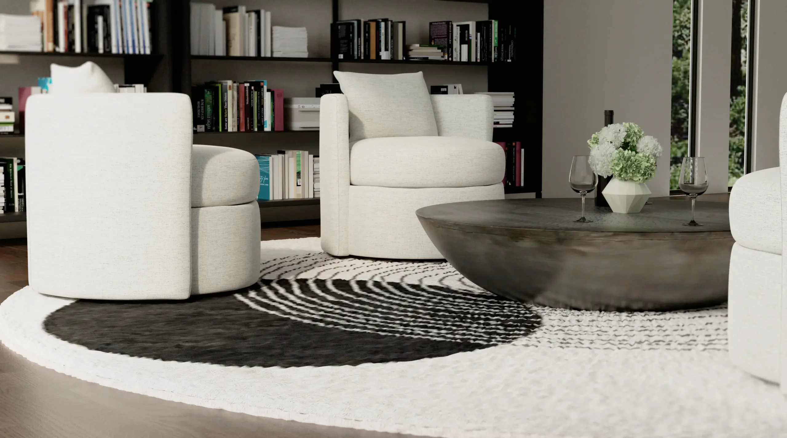 Olive Small Swivel Chair