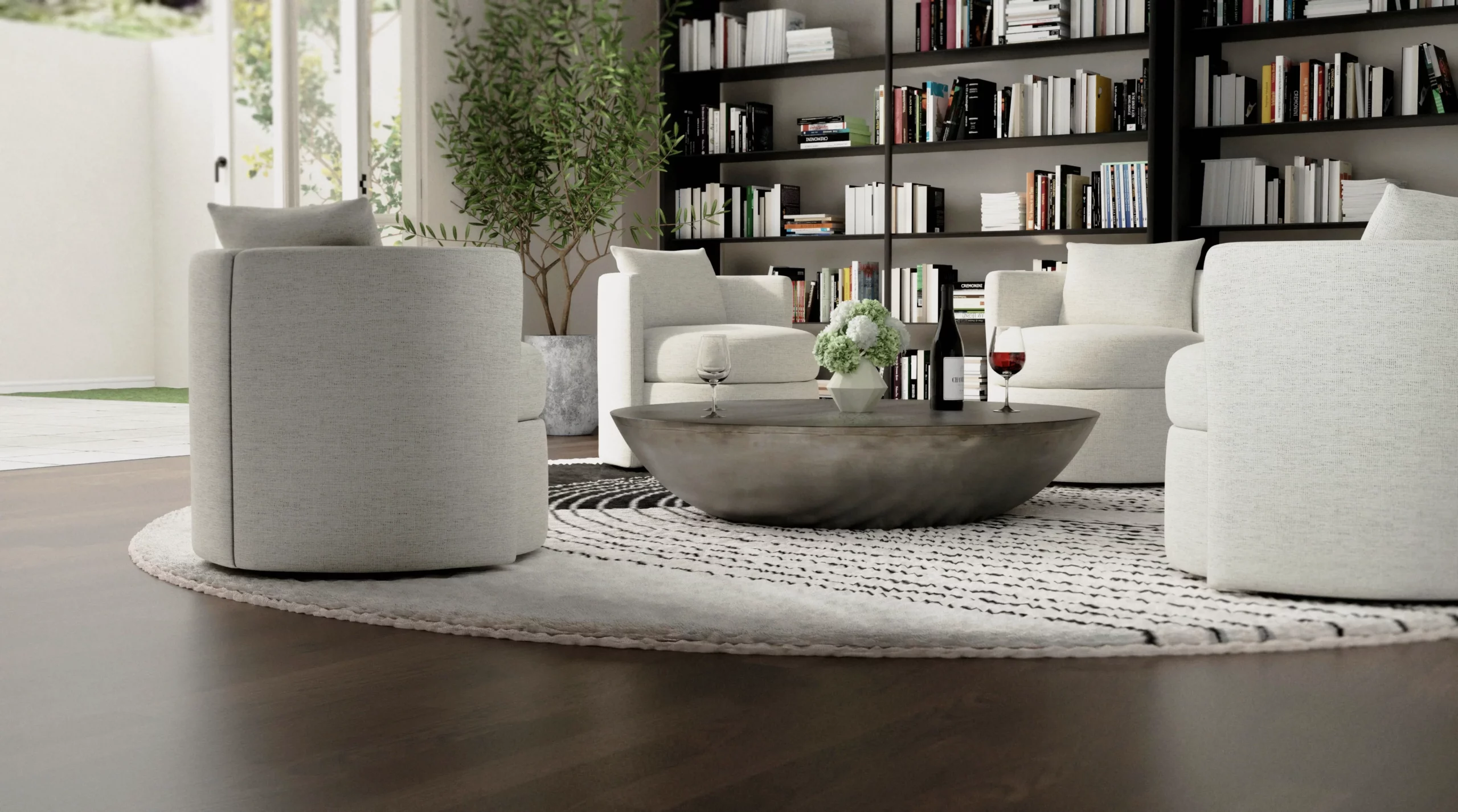 Olive Large Swivel Chair