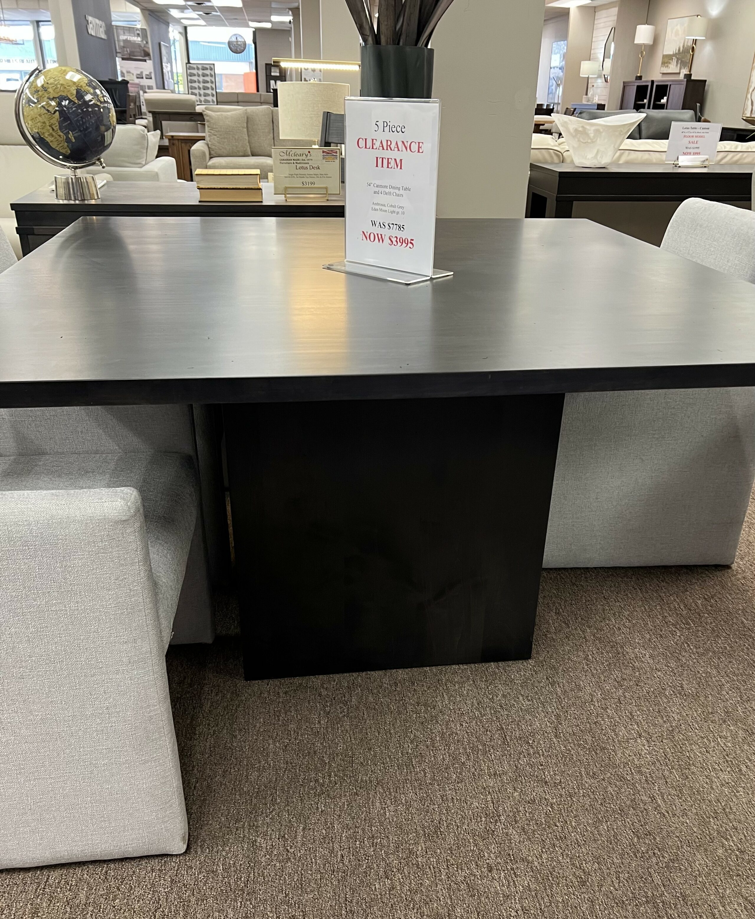 Canmore 54" square table