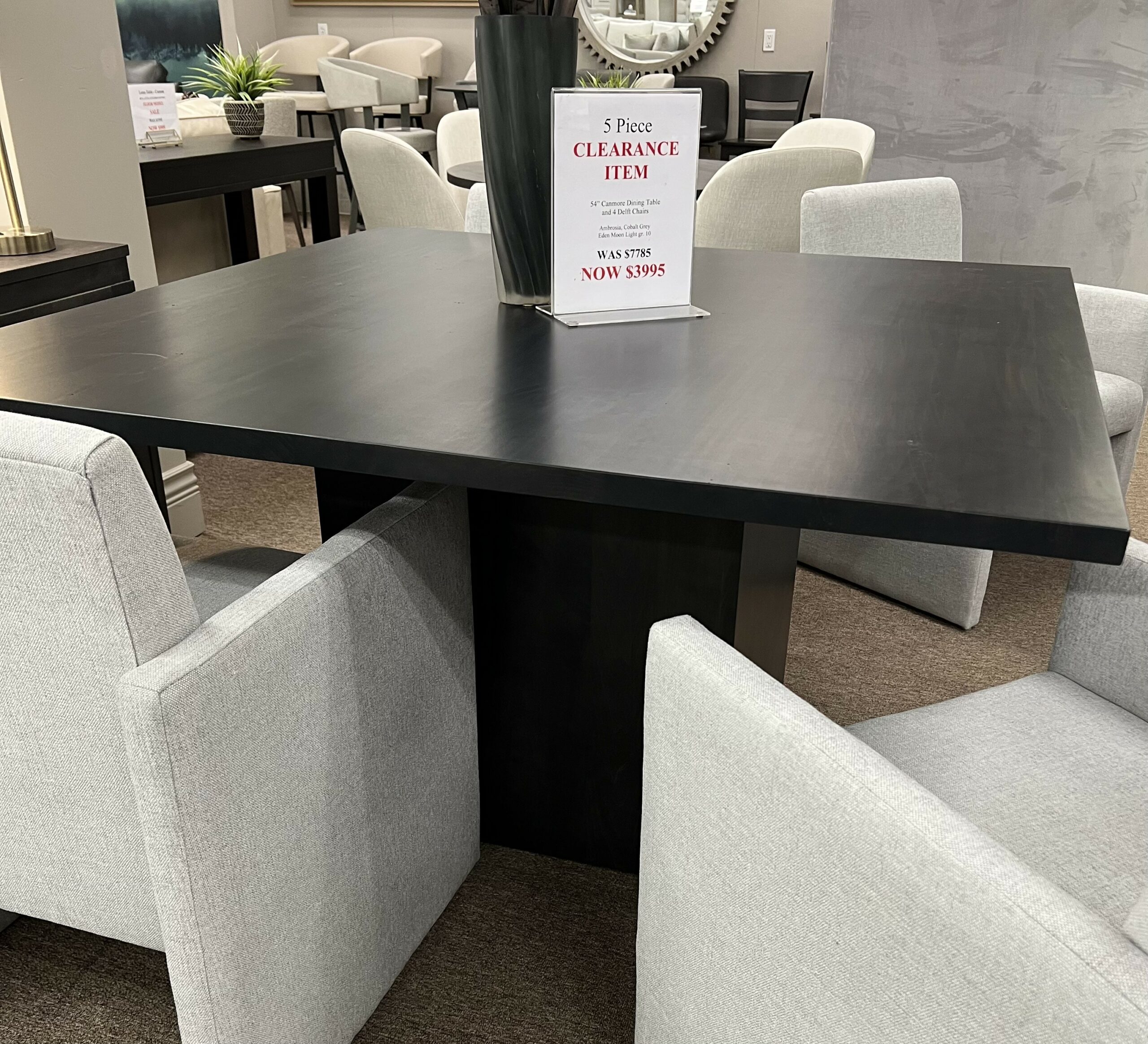 Canmore 54" square table