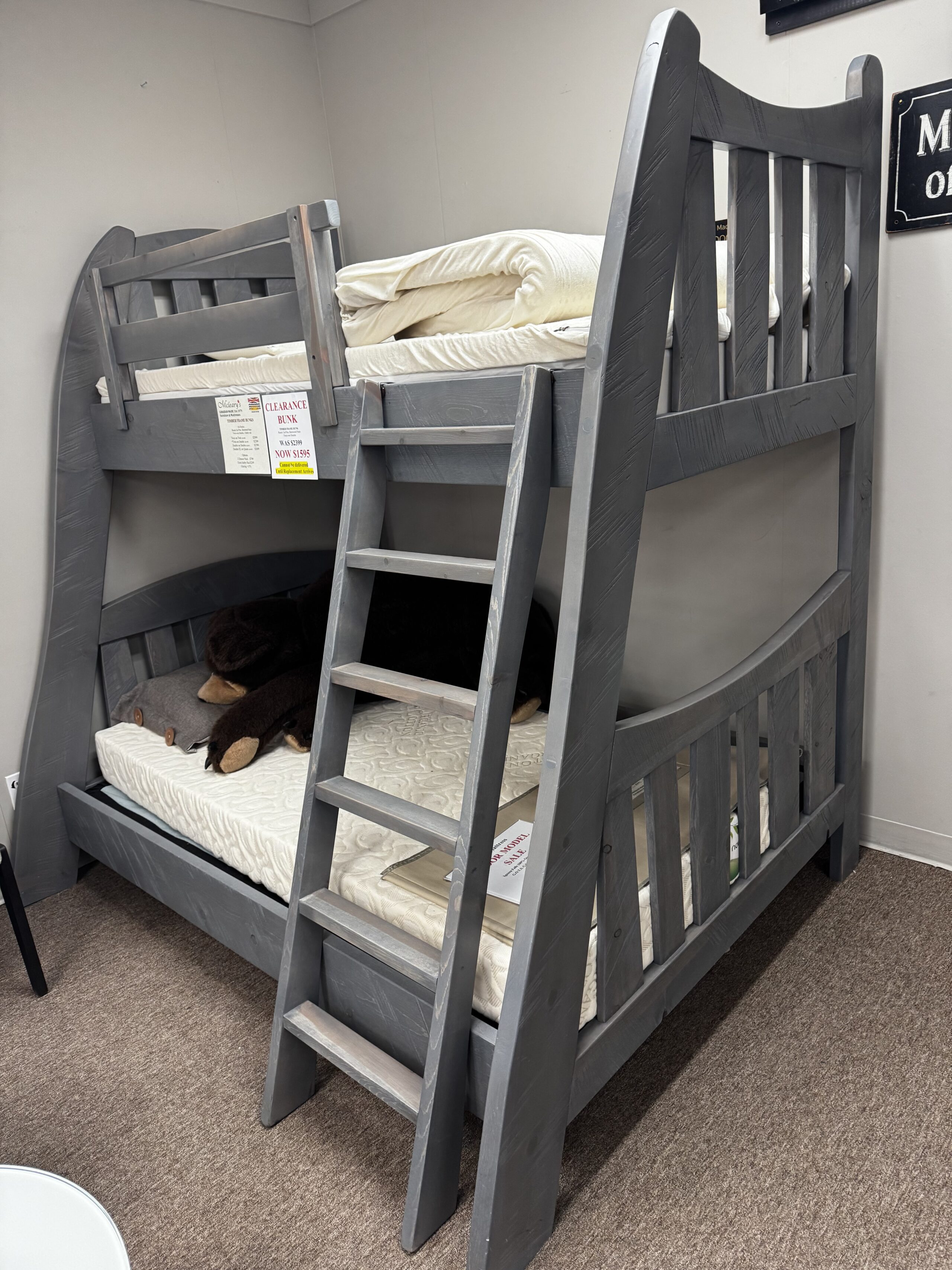 Timber Bunk Bed- Twin over Double