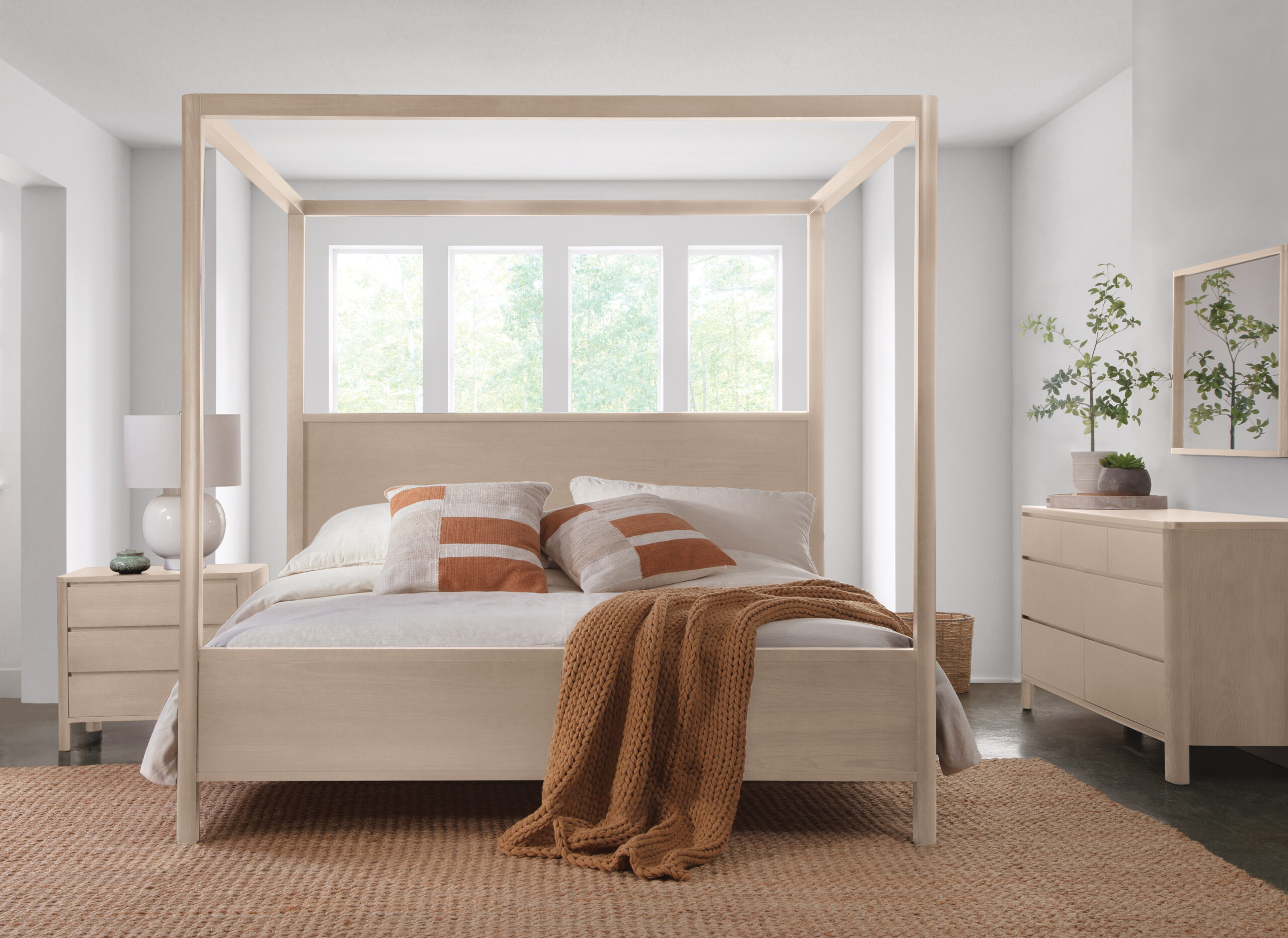 Curva Wood Poster Headboard