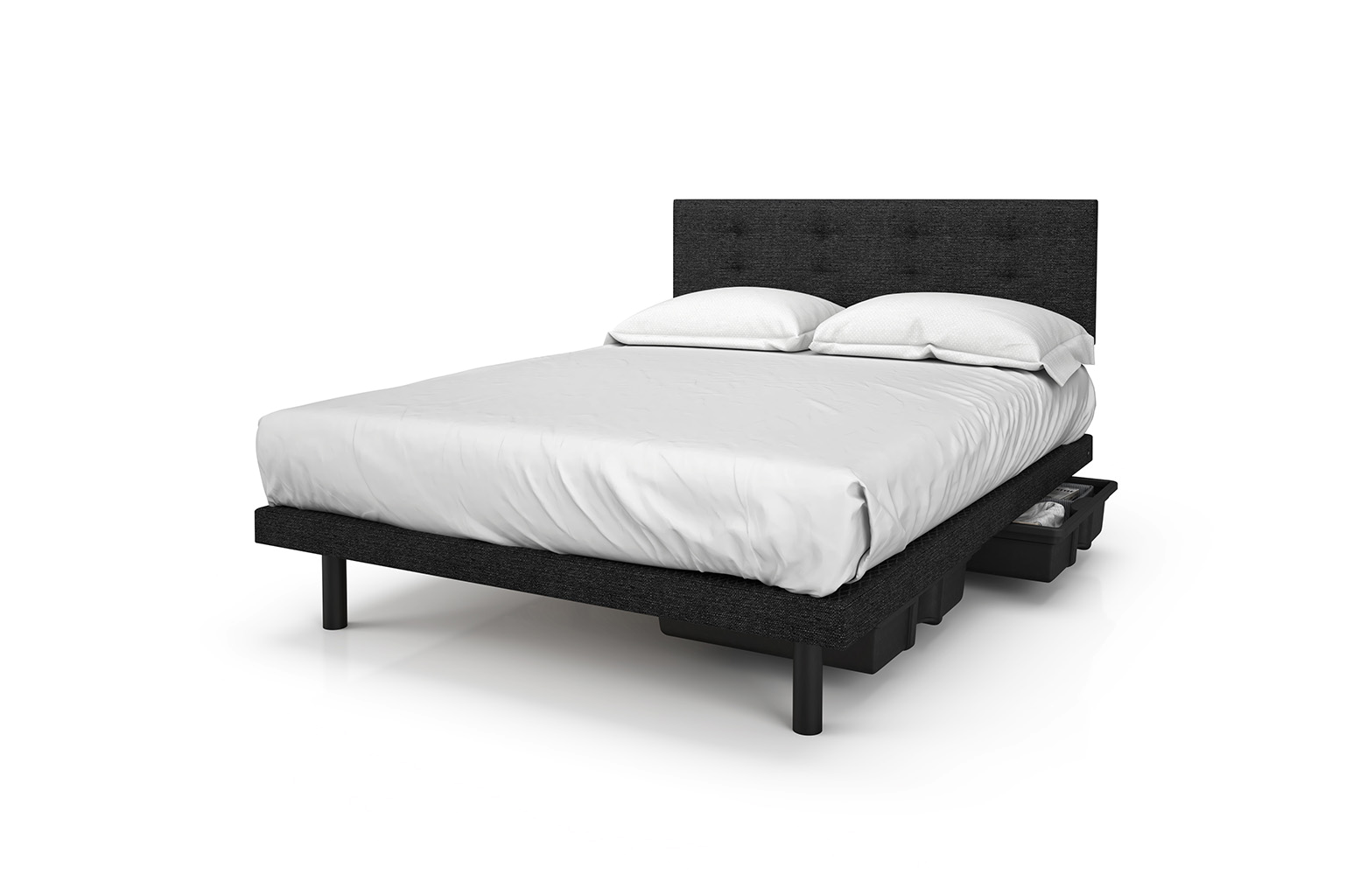 Reflexx Platform Bed Base with Zenith Headboard