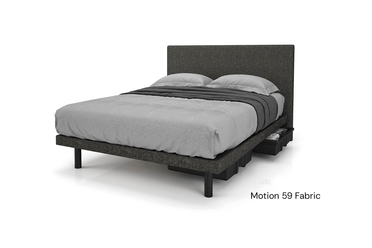 Reflexx Platform Bed Base with Ennis Headboard