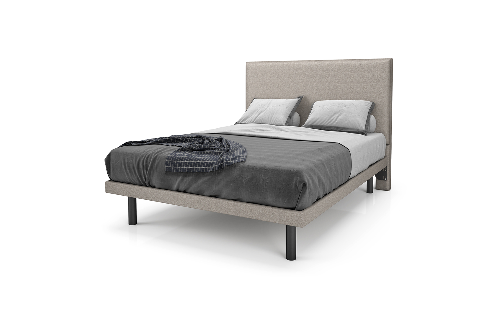 Reflexx Platform Bed Base with Jane Headboard