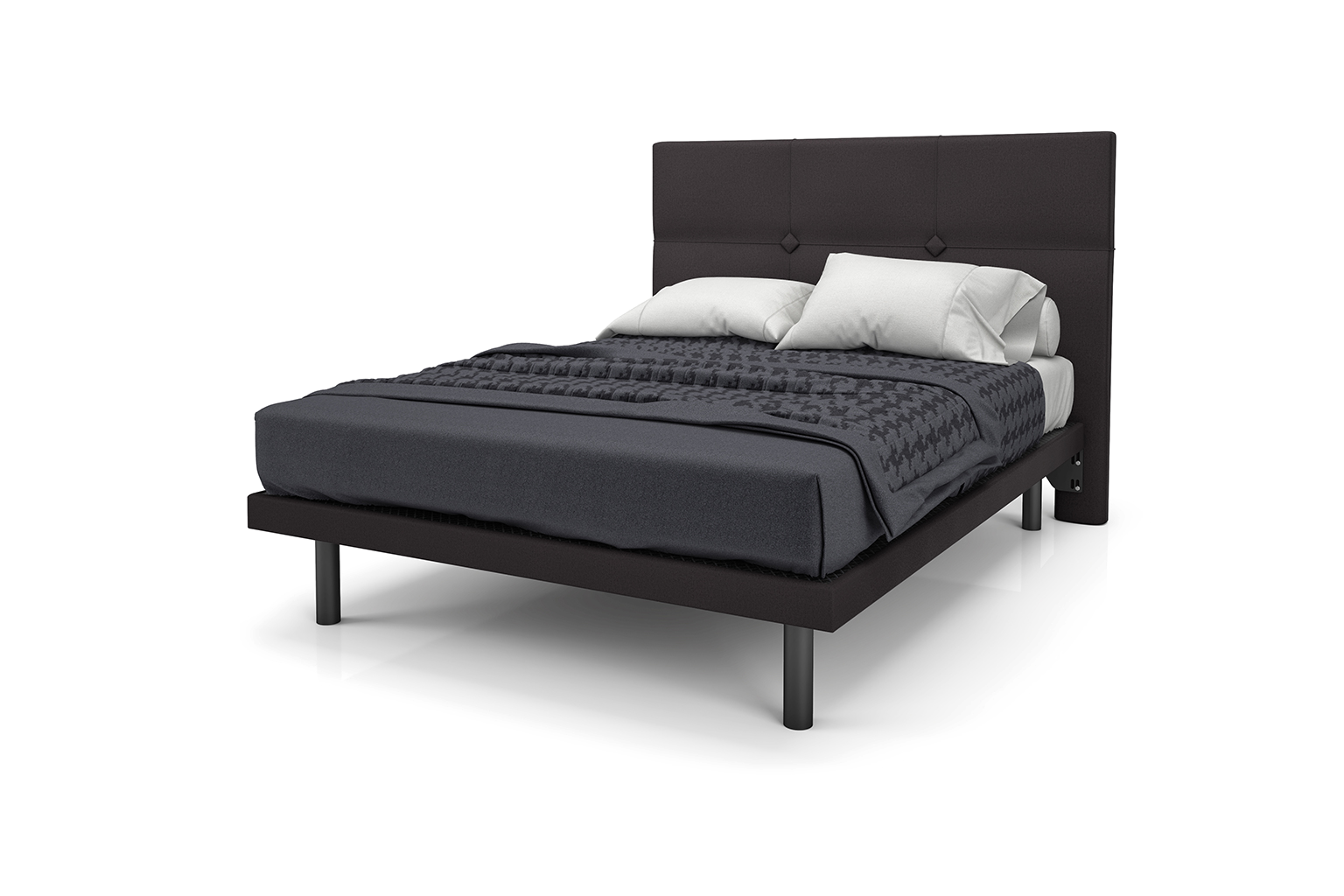 Reflexx Platform Bed Base with London Headboard