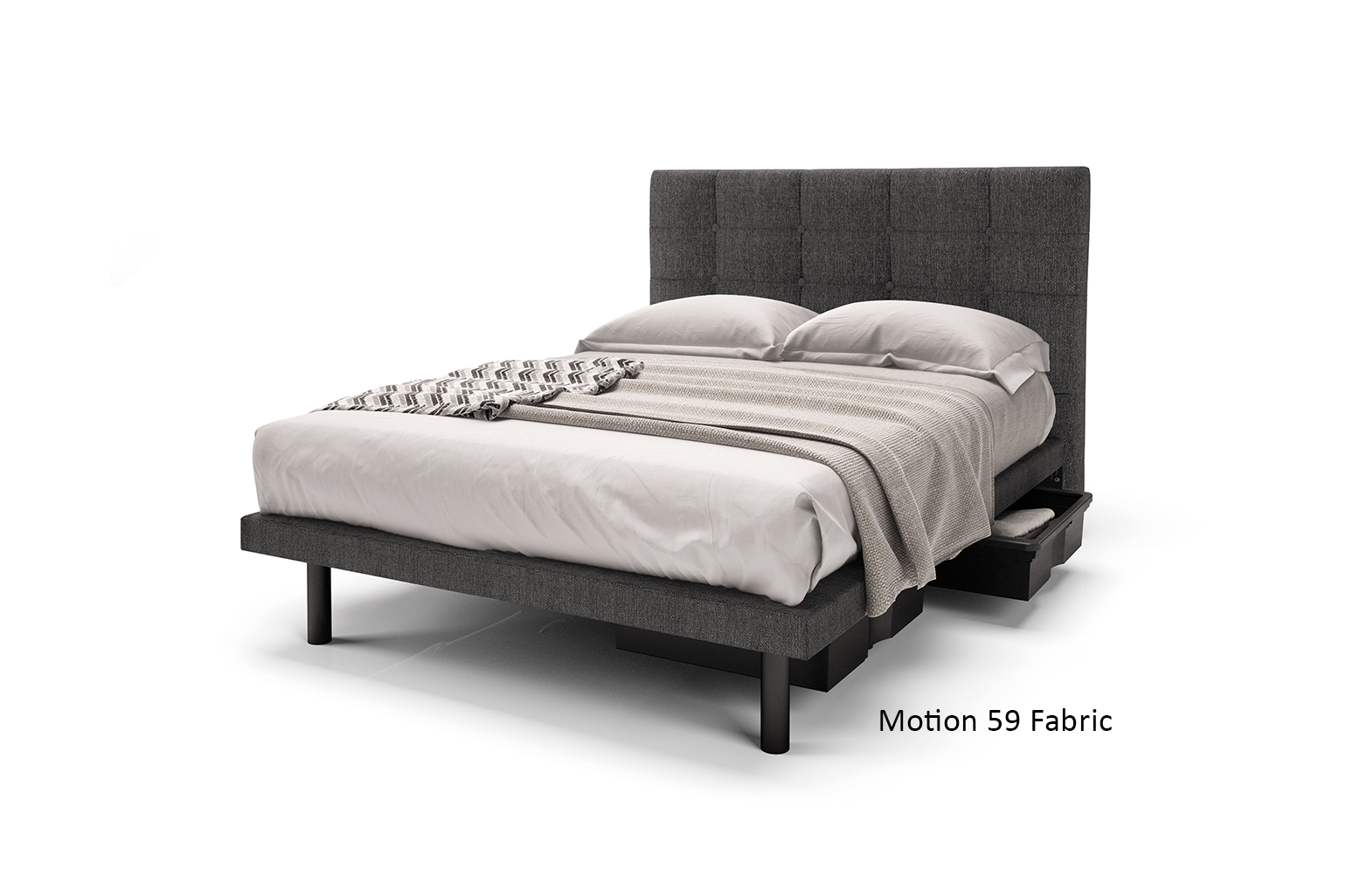 Reflexx Platform Bed Base with Heaven Headboard