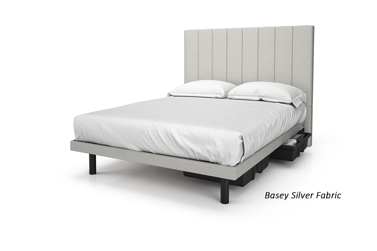 Reflexx Platform Bed Base with Noah Headboard