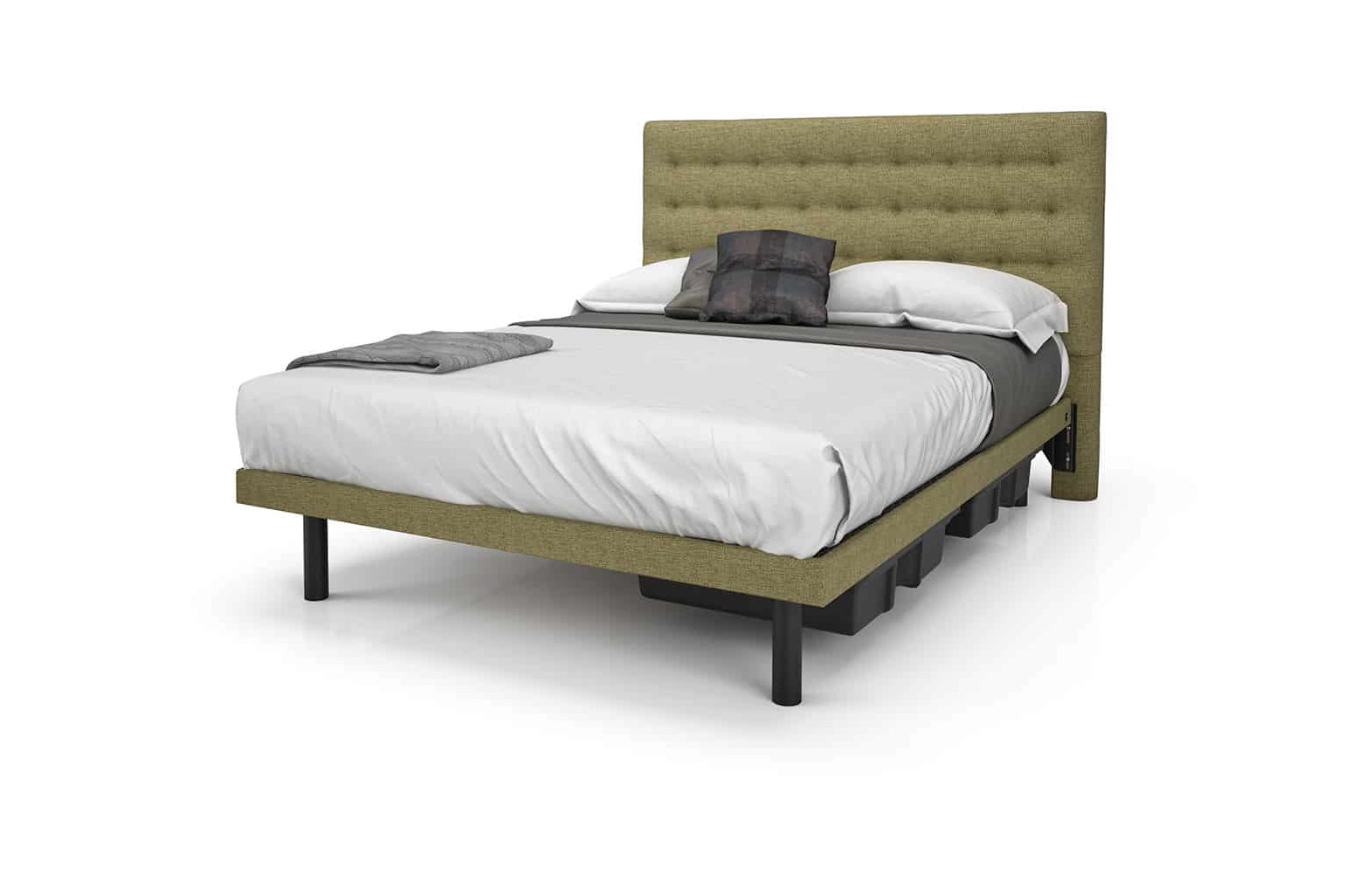 Reflexx Platform Bed Base with Liverpool Headboard