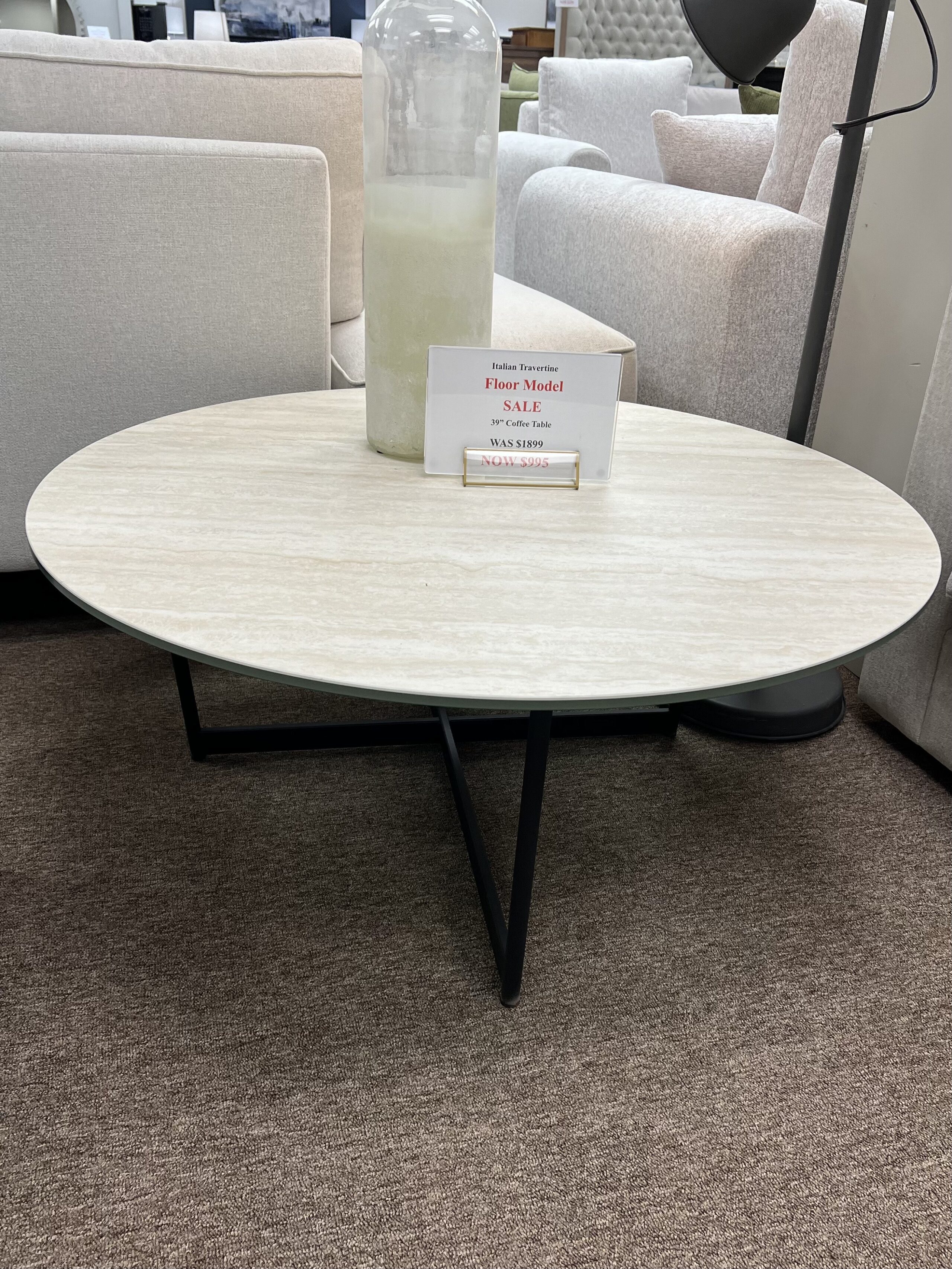 Jill coffee table 39" round