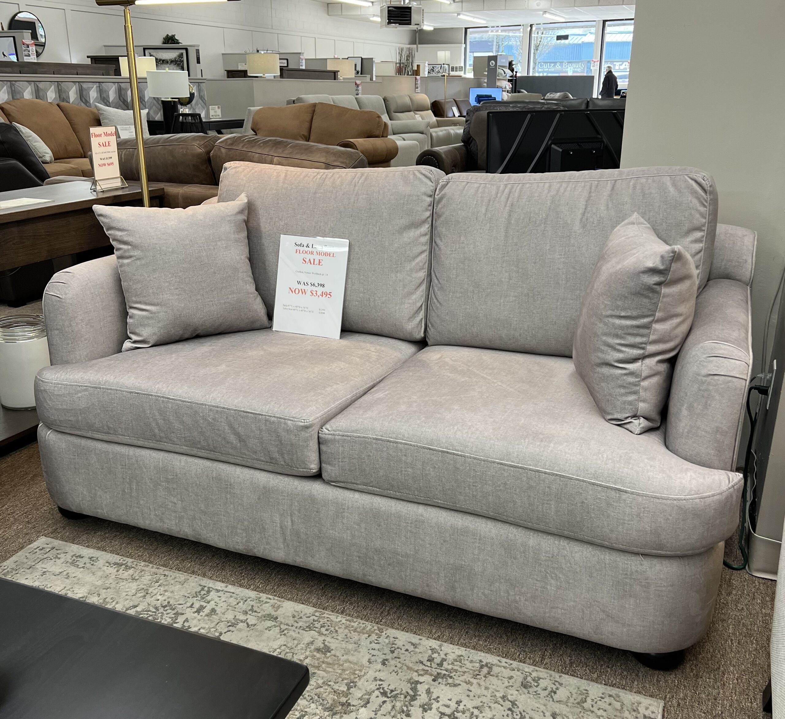 Crofton sofa and love