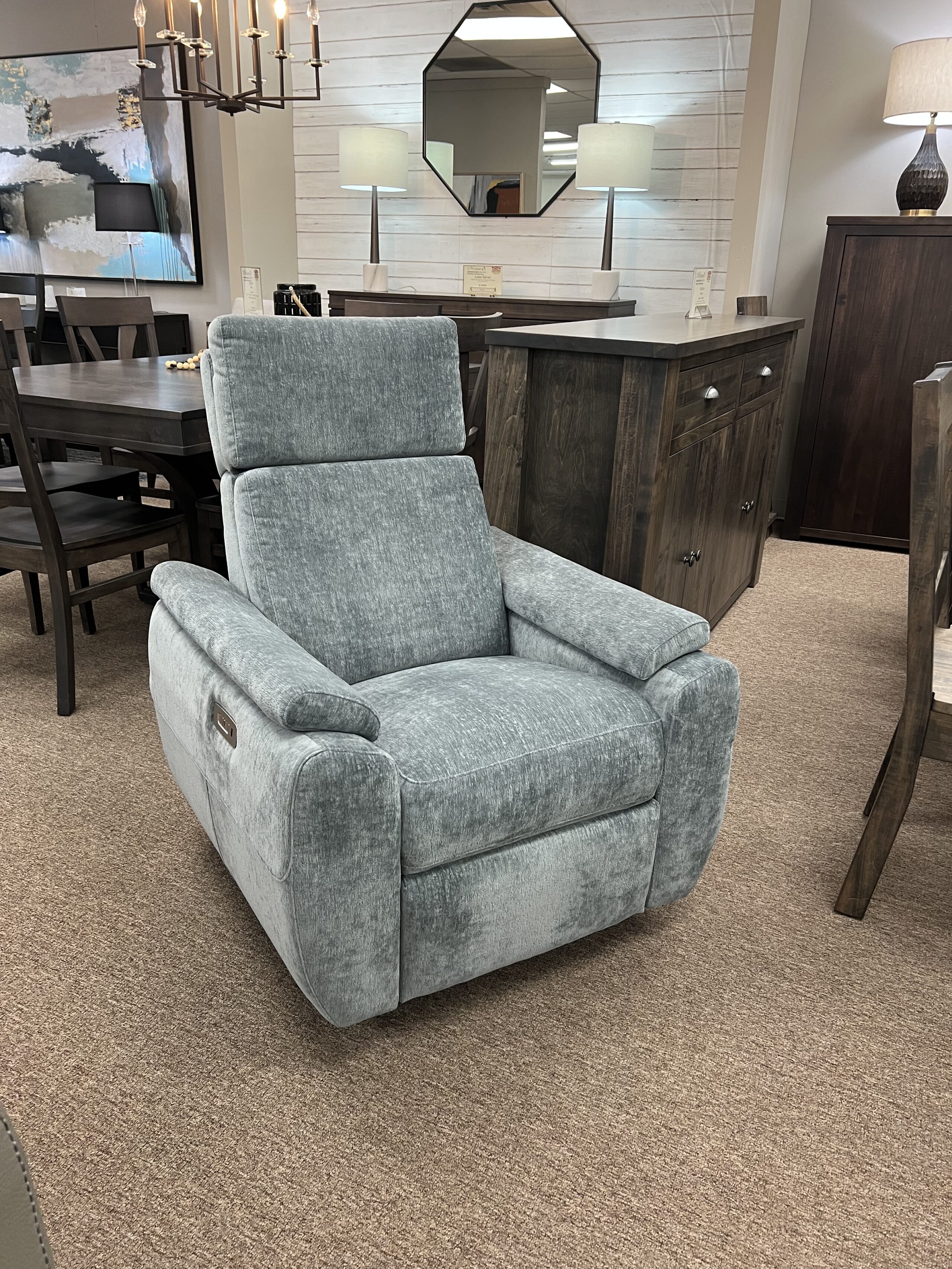 Venice power recliner, swivel, rocker