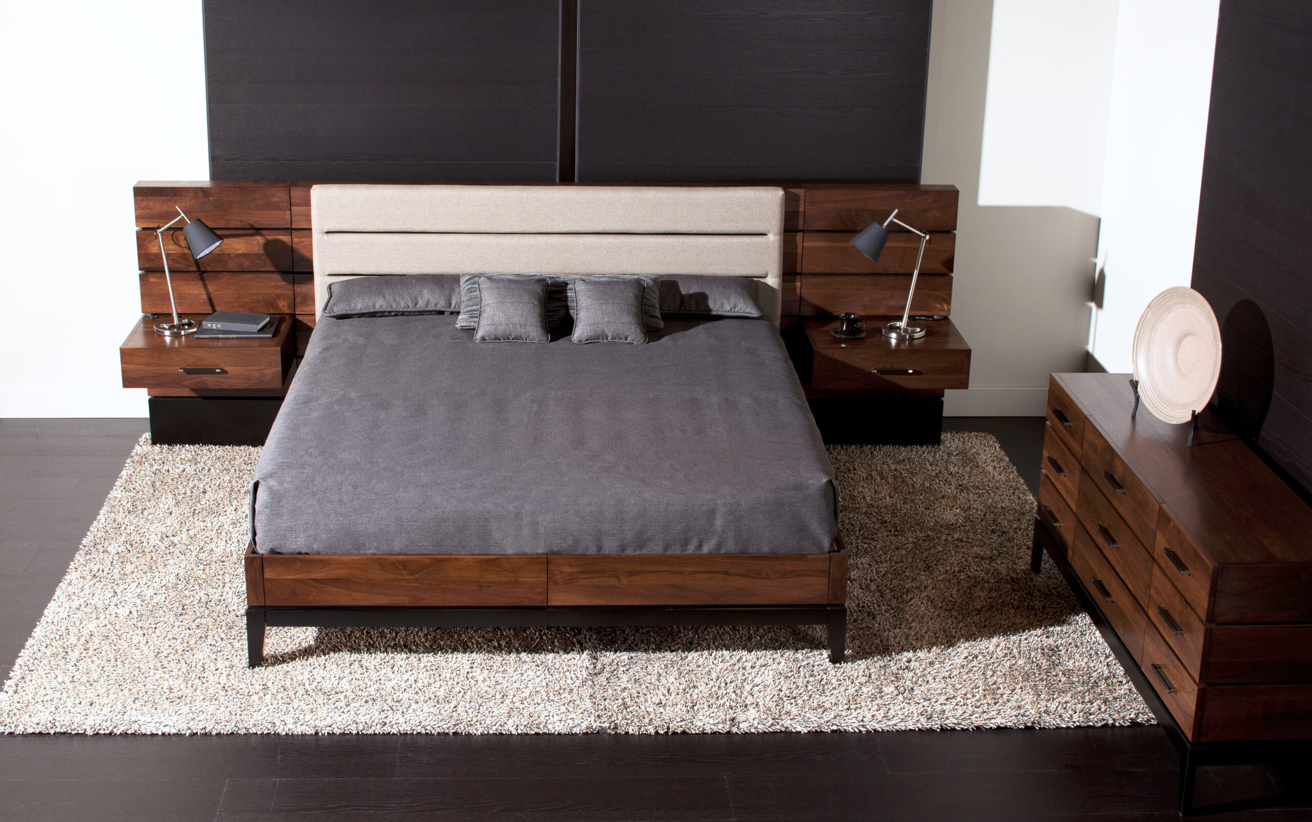 Definity Wood Panel Bed w/ Storage Drawers