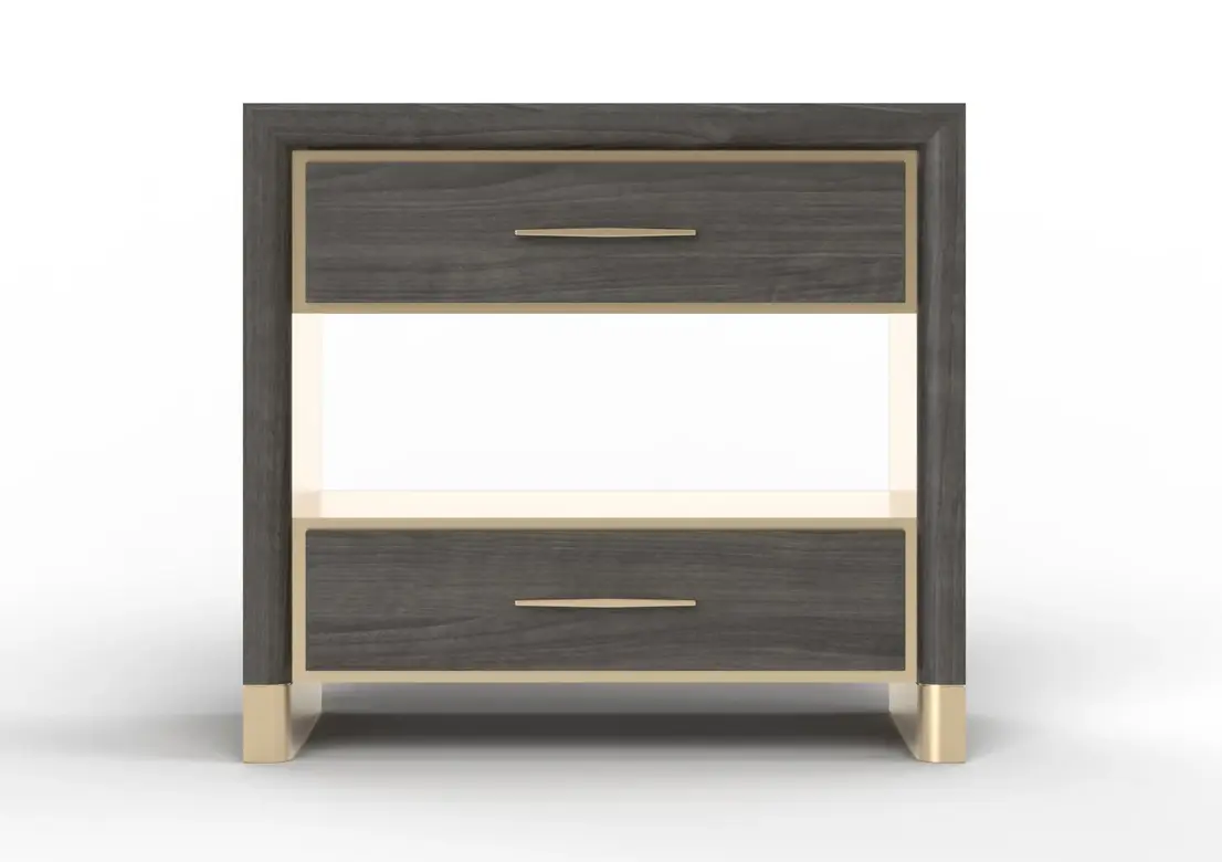 Allure 2 Drawer Night Stand