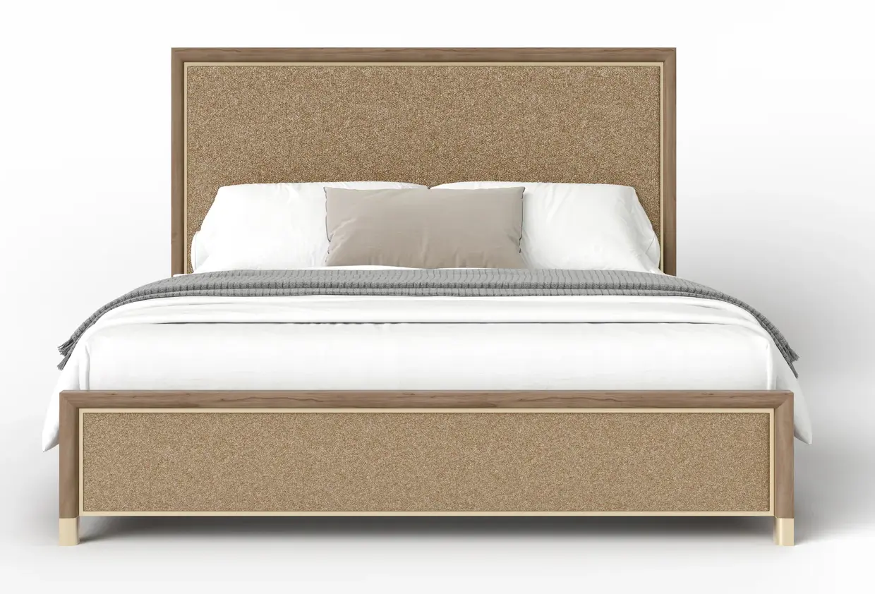 Upholstered Panel Bed