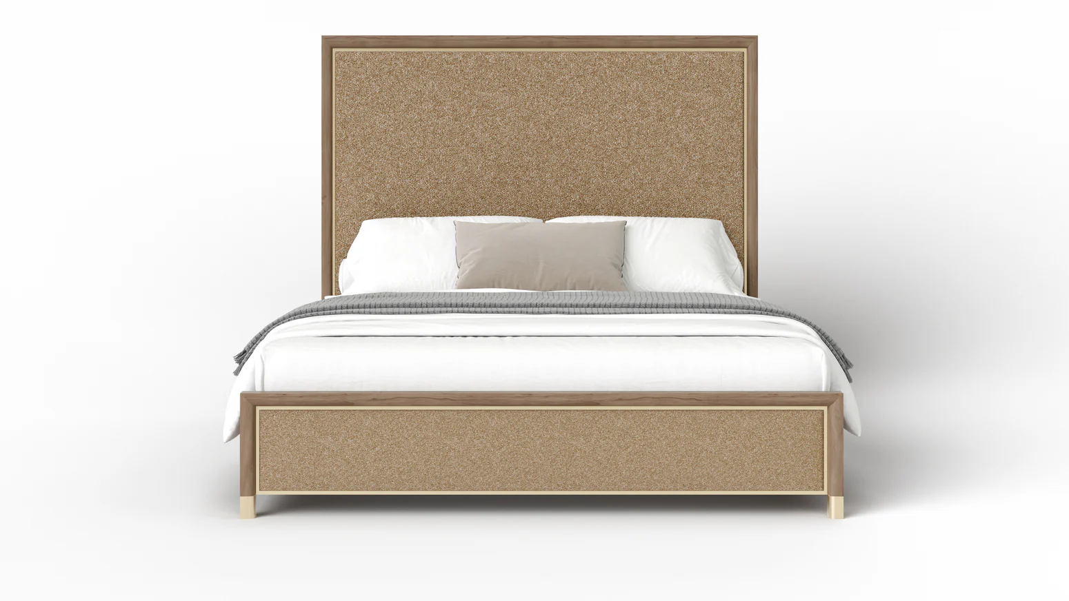 Upholstered Panel Bed