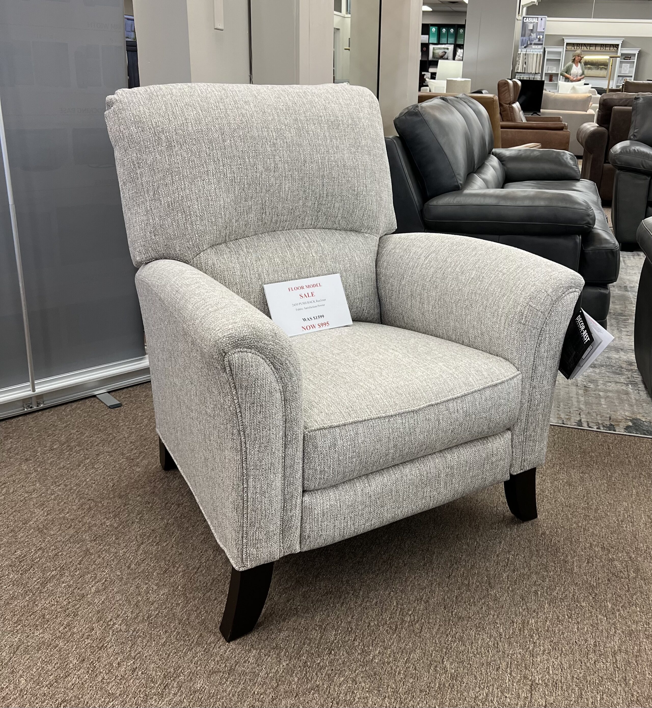 2450 pushback recliner