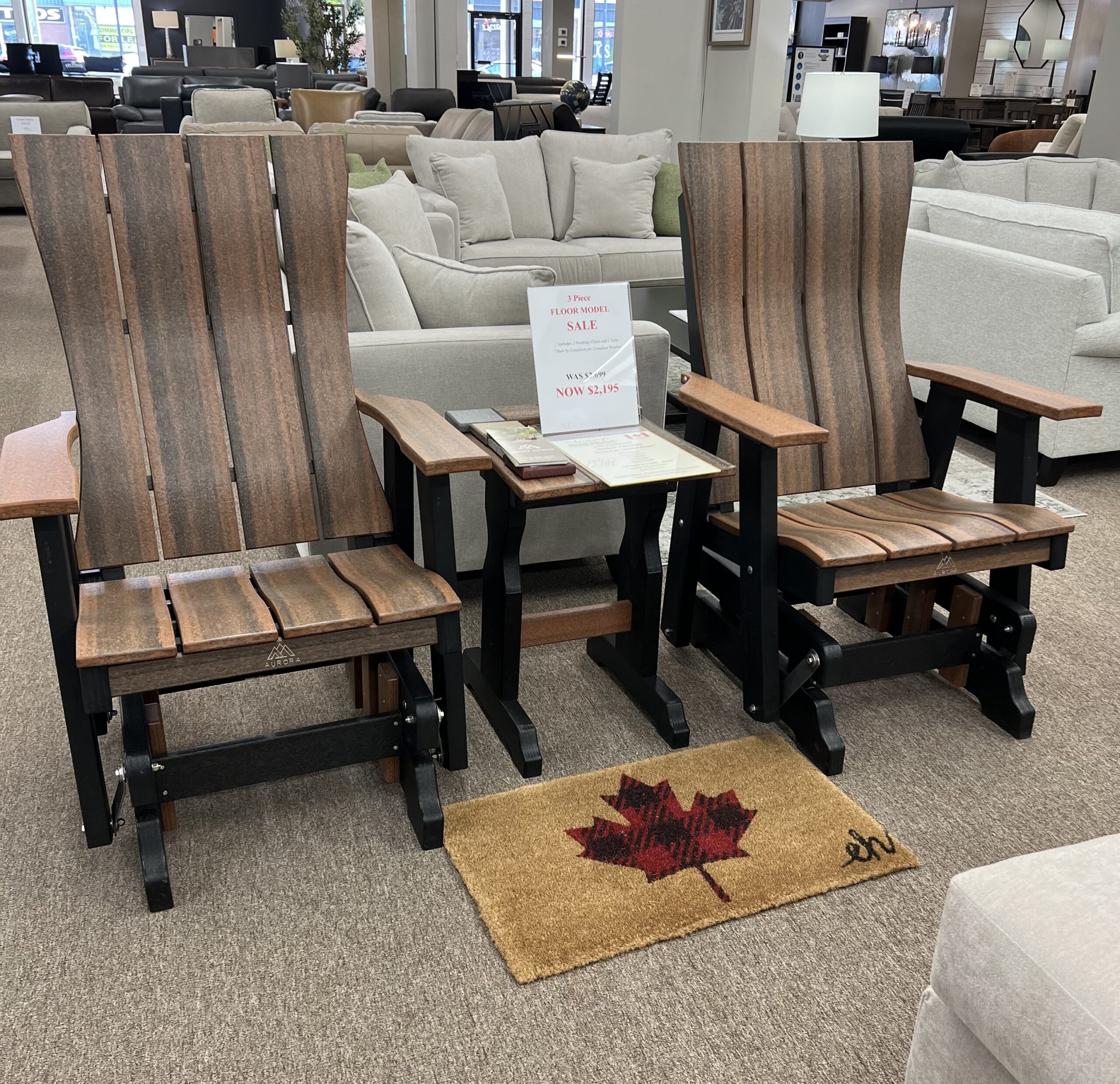 3 pc patio set-  Saphire