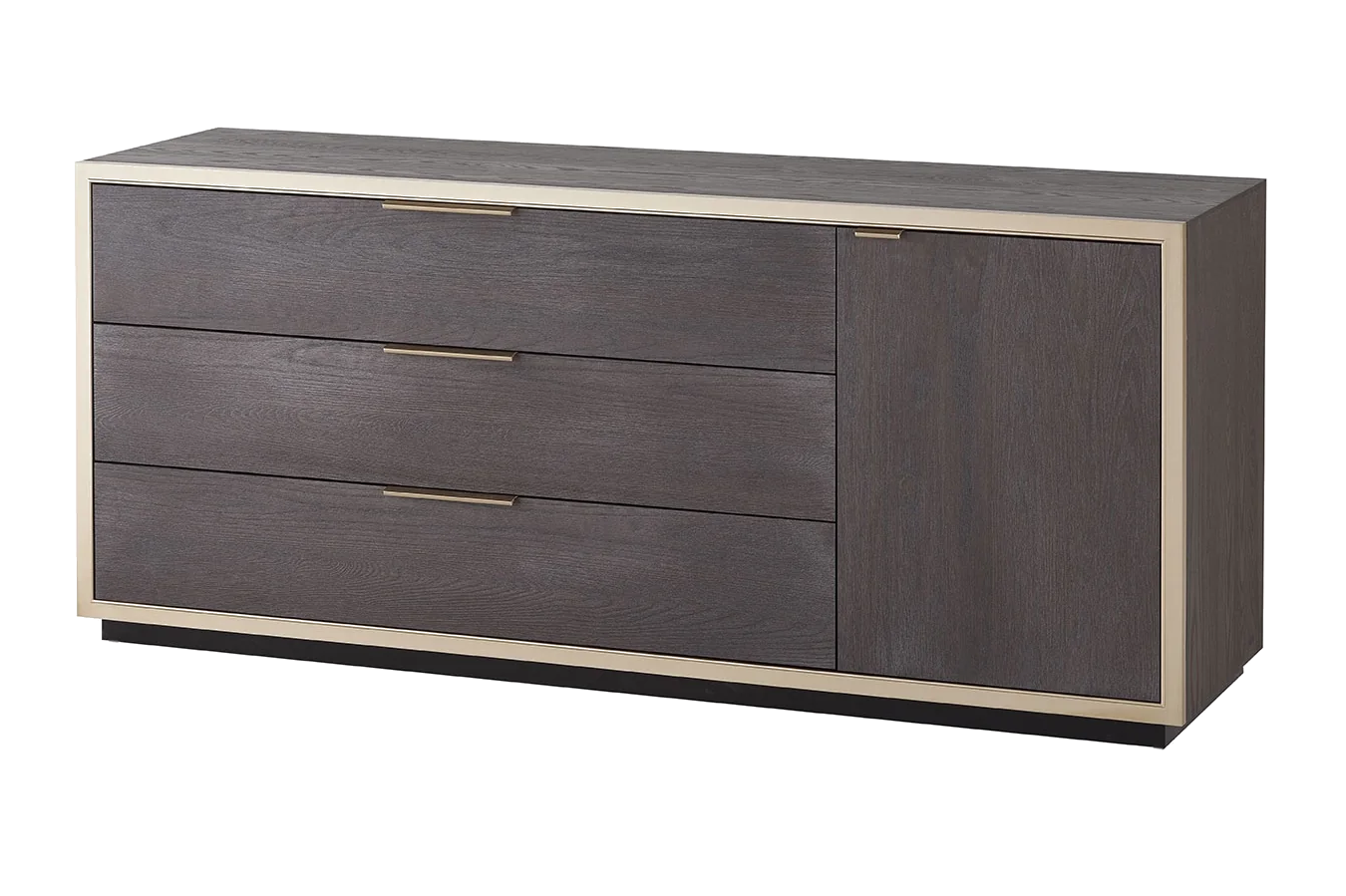 Zenith 1 Door 3 Drawer Dresser/Console