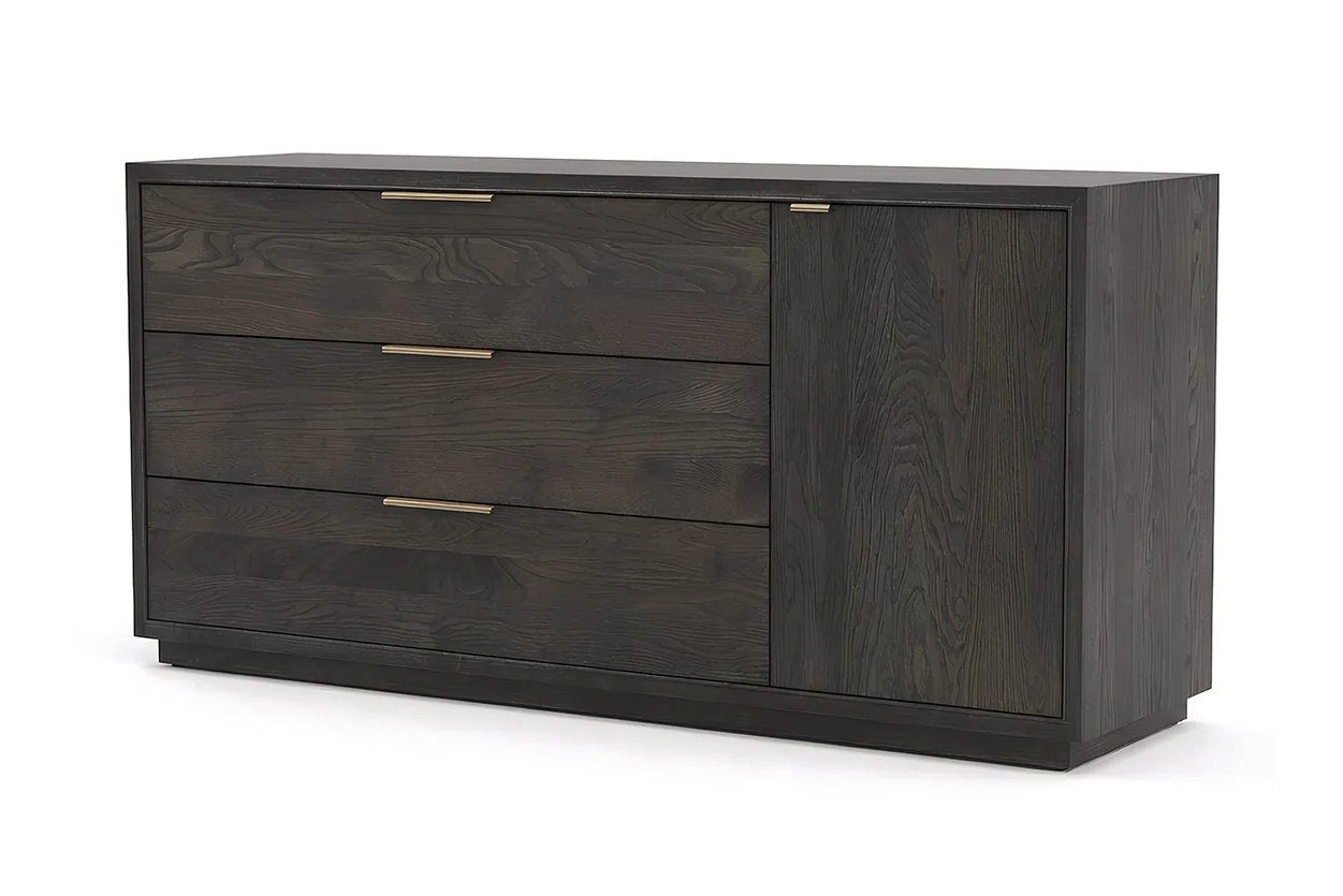 Zenith 1 Door 3 Drawer Dresser/Console