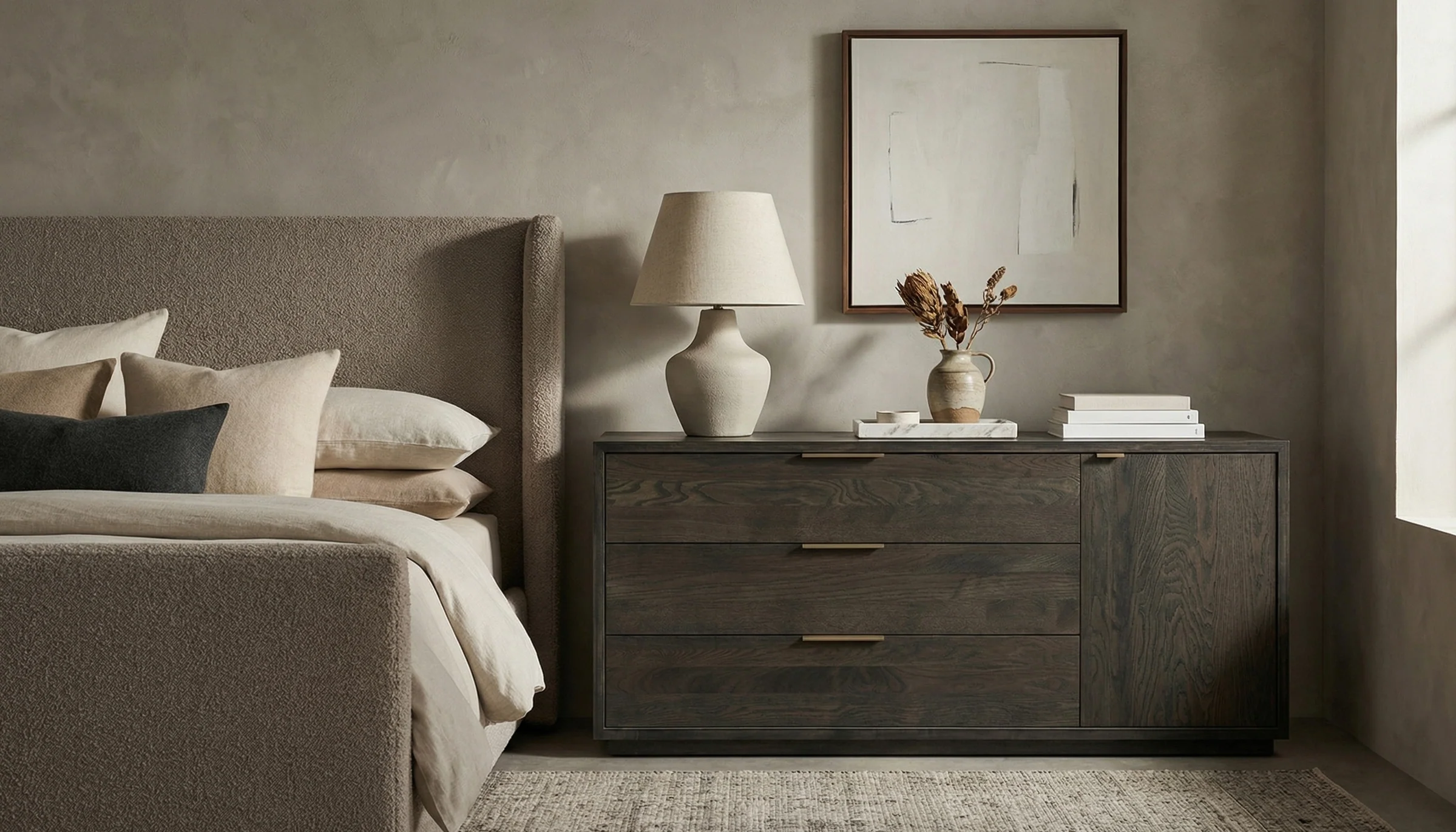 Zenith 1 Door 3 Drawer Dresser/Console