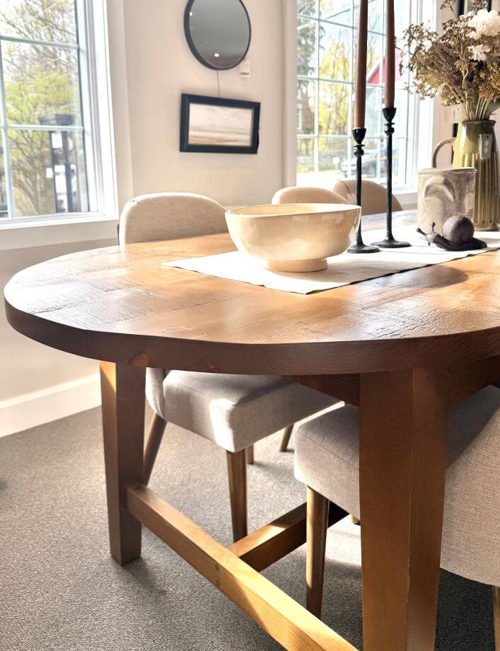 Cambridge Oval Stretcher Table